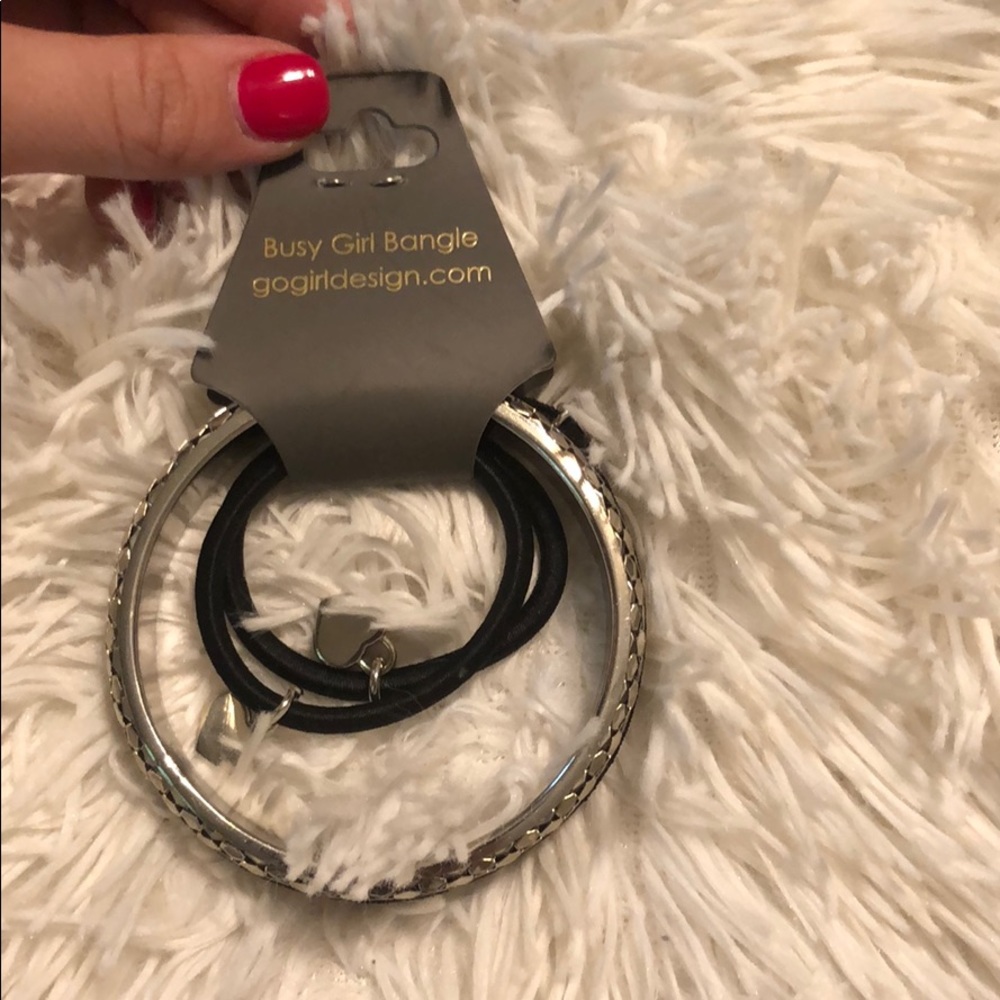 Bangle for hair ties